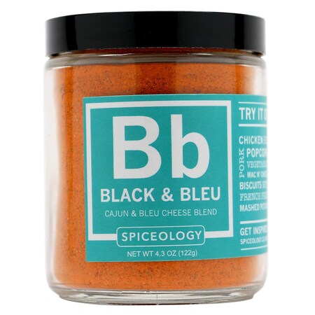 Spiceology Black & Bleu Cajun & Bleu Cheese Blend Seasoning Rub 4.3 oz 10018